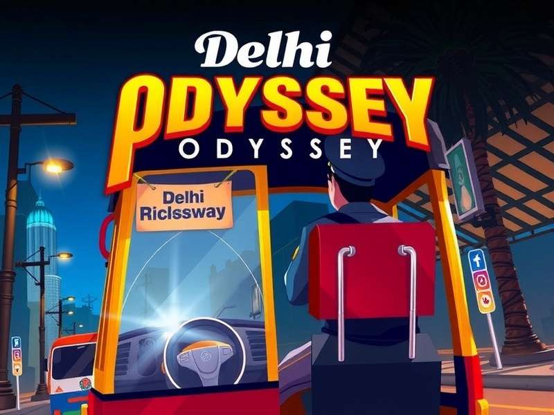 Delhi Rickshaw Odyssey Game Cover Delhi Rickshaw Odyssey Game Cover